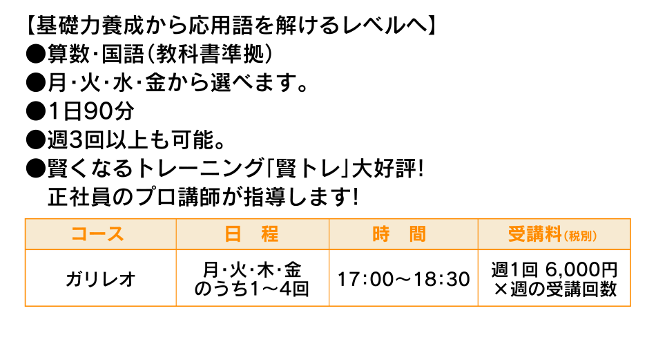 基礎力養成から応用語を解けるレベルへ