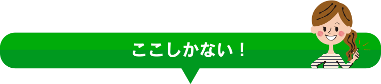 ここしかない！